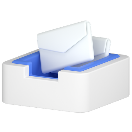Inbox mail  3D Icon