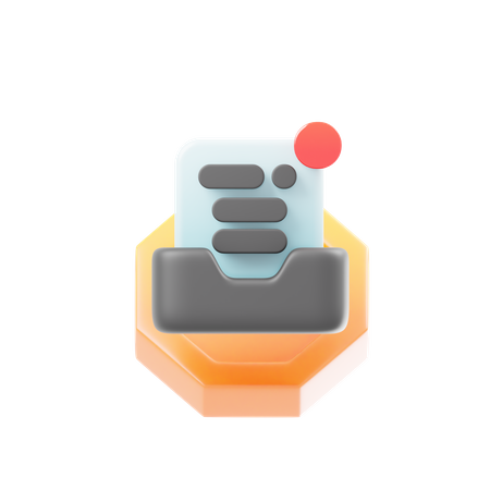 Inbox Scam  3D Icon