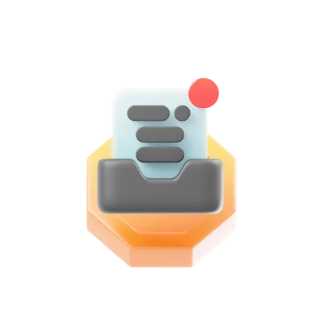 Inbox Scam  3D Icon
