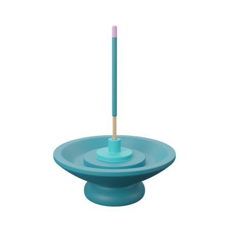 Incense  3D Illustration