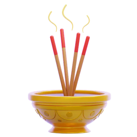 Incense  3D Icon