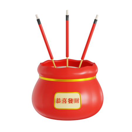 Incense pot  3D Icon