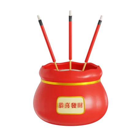 Incense pot  3D Icon
