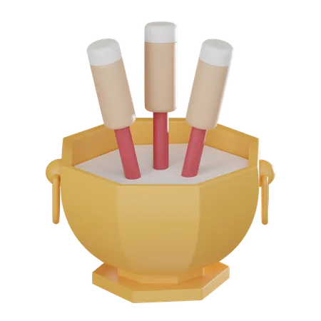 Incense Pot  3D Icon