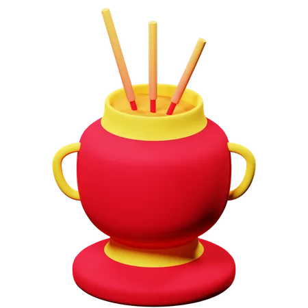 Incense Stick  3D Icon