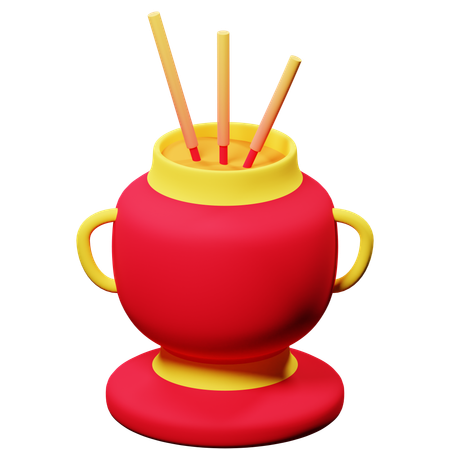 Incense Stick  3D Icon