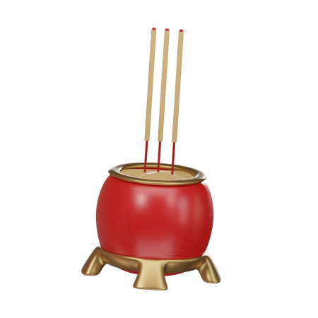 Incense Sticks  3D Icon