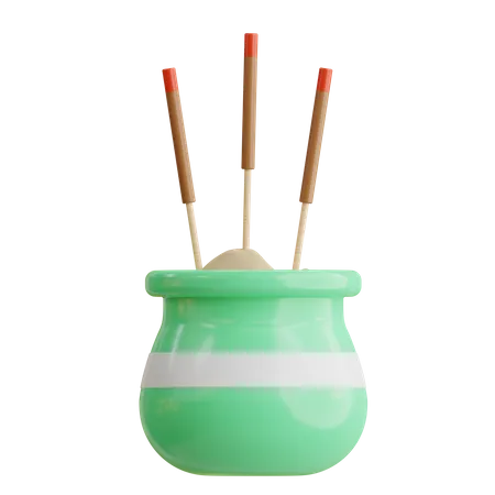 Incense Sticks  3D Icon