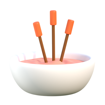 Incense Sticks  3D Icon