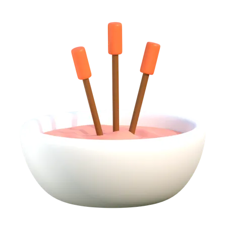 Incense Sticks  3D Icon