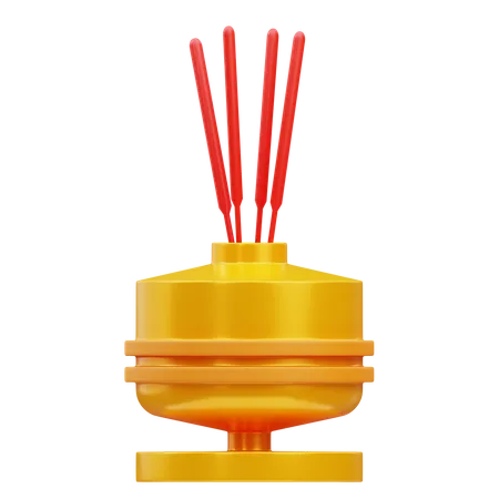 Incenso chinês  3D Icon