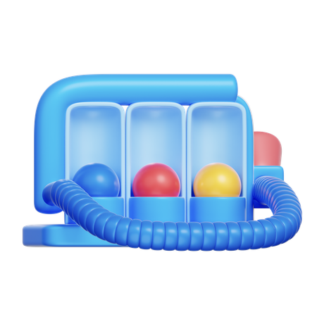 인센티브 폐활량계  3D Icon