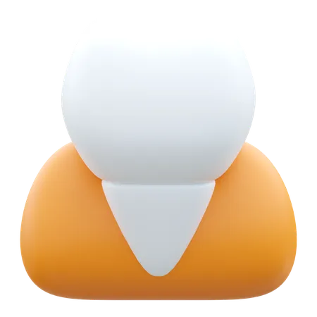 Dent incisive  3D Icon