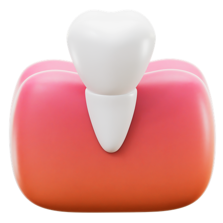 Incisor Tooth  3D Icon