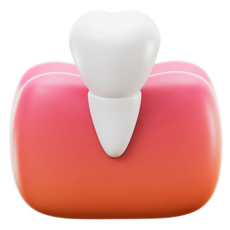 Incisor Tooth 3D Icon
