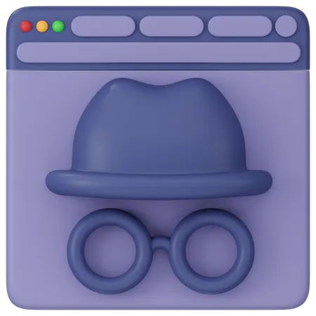 Incognito  3D Icon