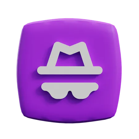 Incógnito  3D Icon