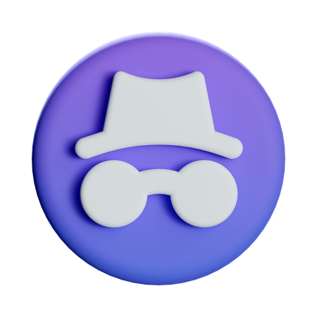 Incognito  3D Icon