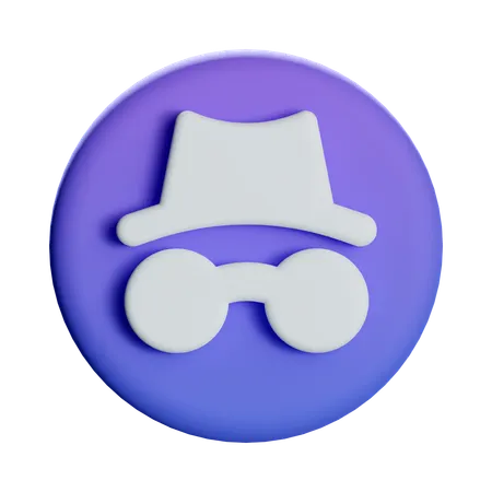 Incognito  3D Icon
