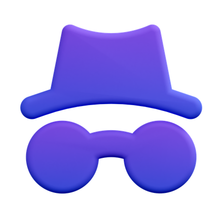 Incognito  3D Icon