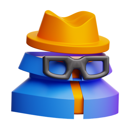 Incognito  3D Icon