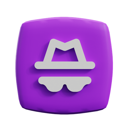 Incognito  3D Icon