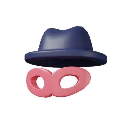 Incognito  3D Icon