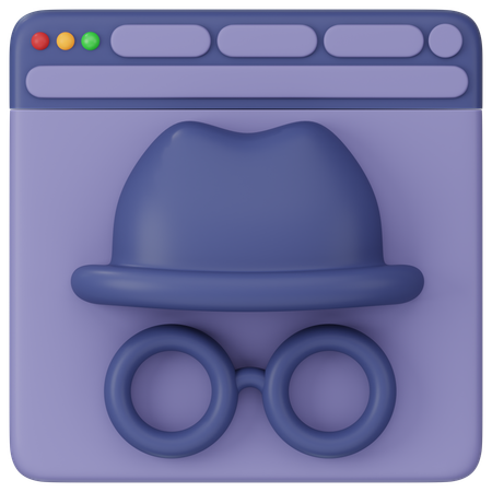 Incognito  3D Icon