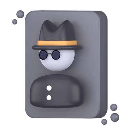 Incognito  3D Icon