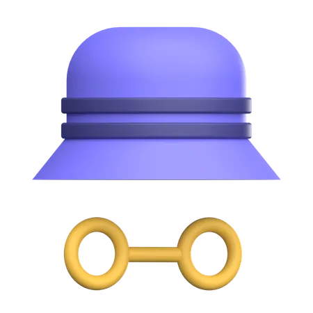 Incognito Mode  3D Icon