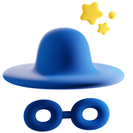 シークレットモード  3D Icon