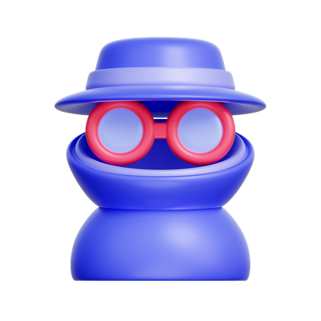 Incognito Mode  3D Icon
