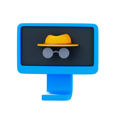 Incognito Mode  3D Icon