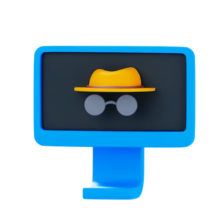 Incognito Mode  3D Icon