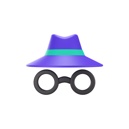 Incognito Mode  3D Icon