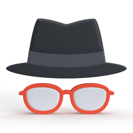 Incognito Mode  3D Icon