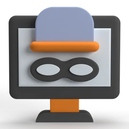 Incognito Mode  3D Icon