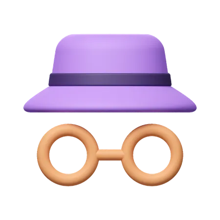 Incognito Mode  3D Icon