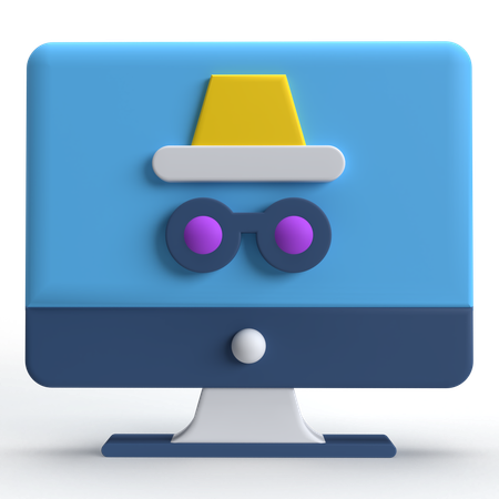 Incognito Mode  3D Icon