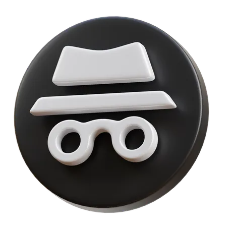 Incognito Mode  3D Icon