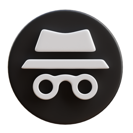 Incognito Mode  3D Icon