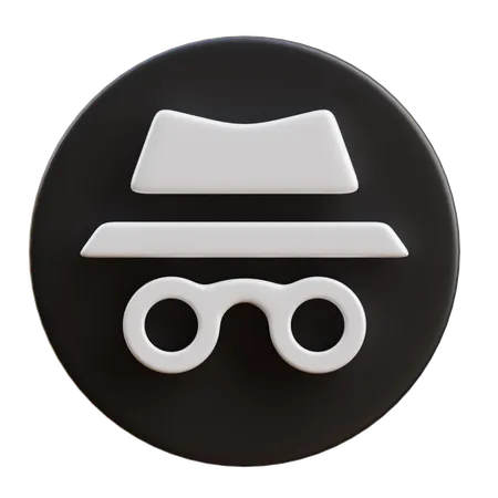 Incognito Mode  3D Icon