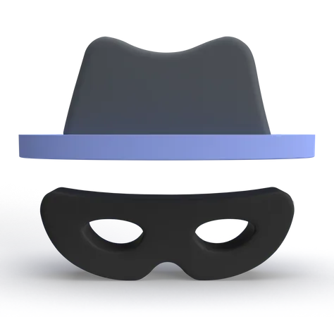 Incognito Mode  3D Icon