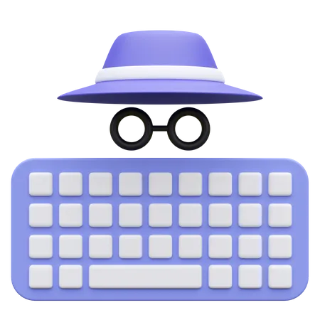 Incognito Mode  3D Icon