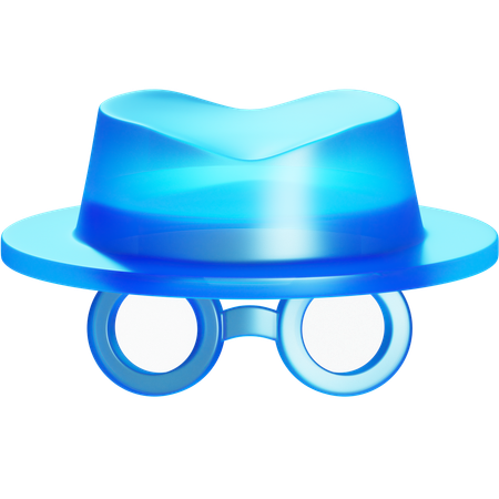 Incognito Mode  3D Icon