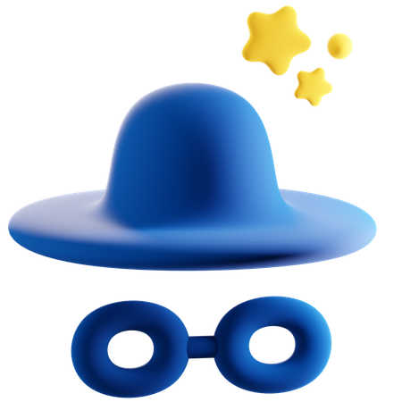Incognito Mode  3D Icon