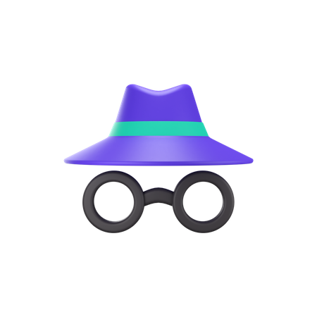 Incognito Mode  3D Icon