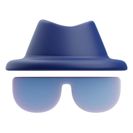 Incognito Mode  3D Icon