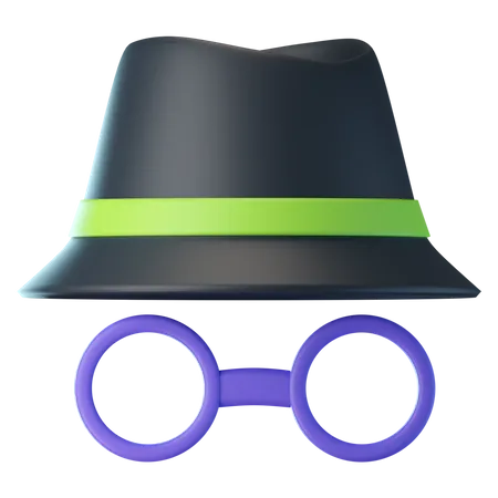 Incognito Mode 3D Icon