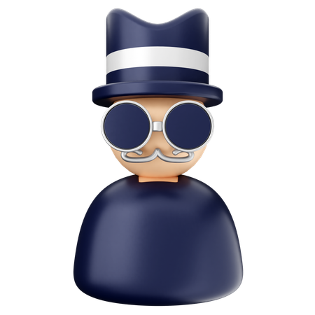 Incognito Security Protection  3D Icon